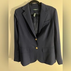 Navy blue Ralph Lauren classic blazer